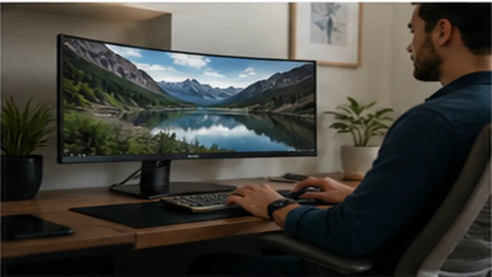 Lifestyle scene illustrating A Practical Monitor Guide for the Home Office