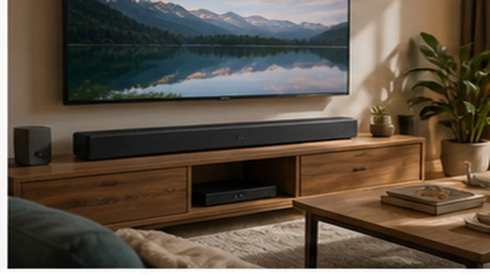 Lifestyle scene illustrating Soundbars for Small Apartments and Shared Walls