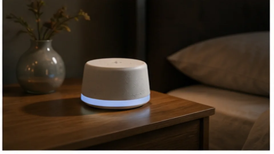 Lifestyle scene illustrating White-Noise Machines for Calmer Bedrooms